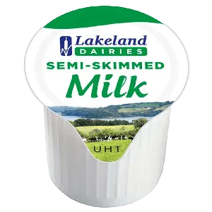 Lakeland UHT Semi Skimmed Milk (4x120x12ml)
