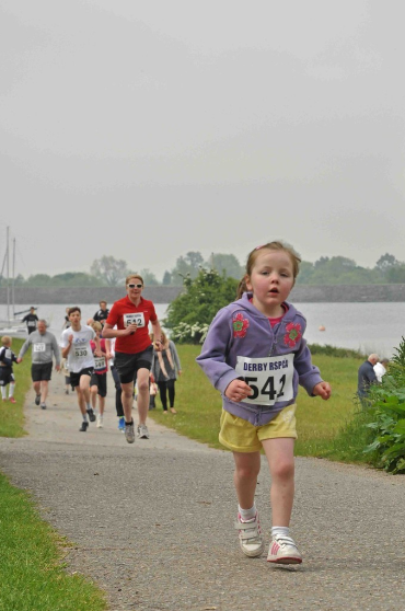 child runner at carsington spin